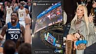 Julius Randle's wife Kendra Randle soaks in Timberwolves' '3-1 mood' after courtside view of Lakers defeat