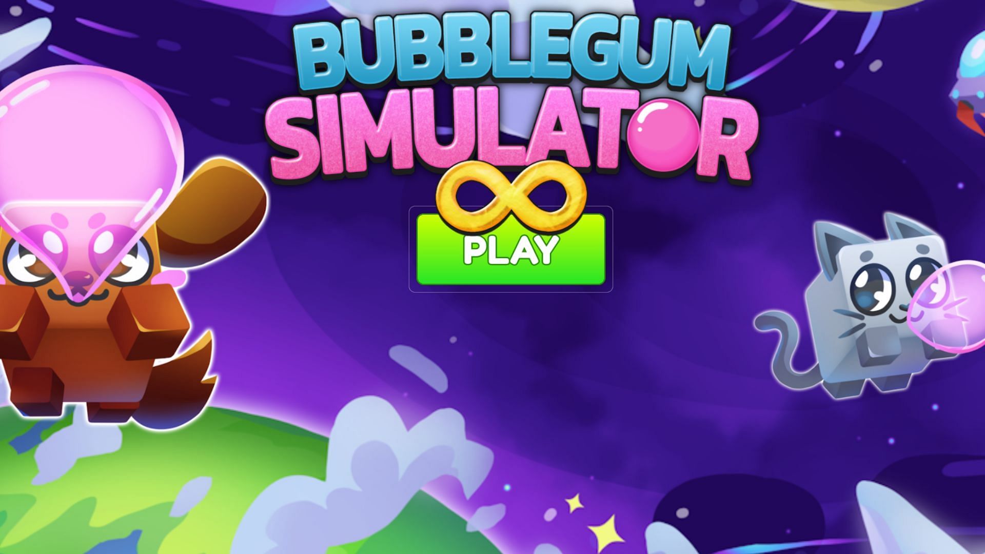Bubble Gum Simulator Infinity is a clicker game (Image via Roblox)