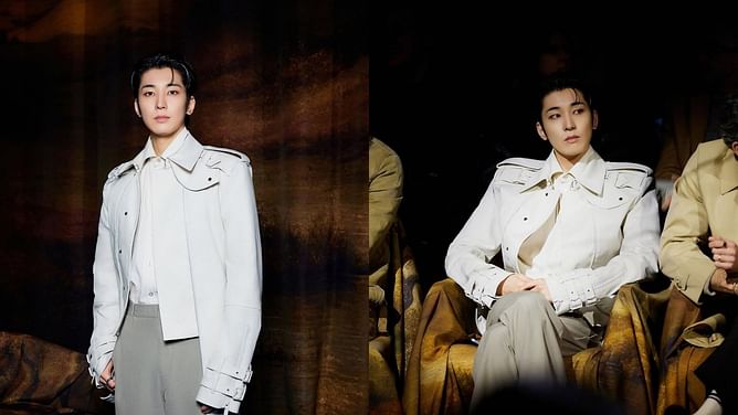“Respect his privacy”- Fans react as SEVENTEEN's Wonwoo's pictures from military enlistment by fansites go viral on social media
