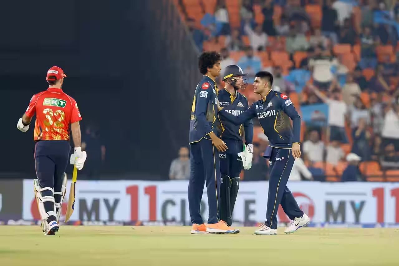 Glenn Maxwell was dismissed for a golden duck in PBKS