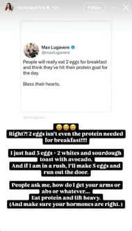 Danica Patrick's Instagram Story | Image via Instagram (@danicapatrick)