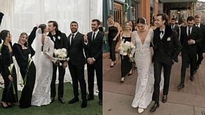 Gianna Tulio’s best friend shares Ryan Blaney’s wedding pictures; Chase Elliott and Bubba Wallace among the best men