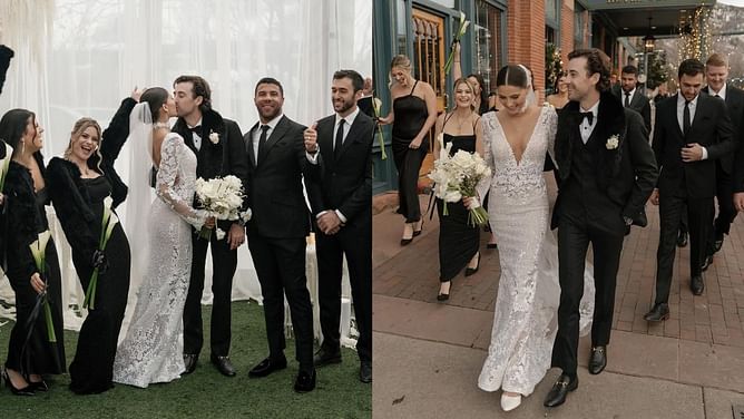 Gianna Tulio’s best friend shares Ryan Blaney’s wedding pictures; Chase Elliott and Bubba Wallace among the best men
