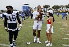 IN PHOTOS: Dak Prescott, fiancée Sarah Jane Ramos host grand gender reveal party for second pregnancy