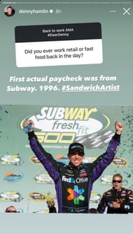 (Source: Denny Hamlin/Instagram)