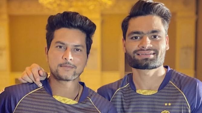 KKR post heartwarming montage of Rinku Singh and Kuldeep Yadav after ‘slap’ video goes viral in DC vs KKR IPL 2025 match [Watch]