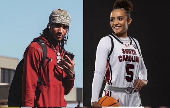 South Carolina star Tessa Johnson drops 2-word reaction to BF Zachary Davis making huge college decision