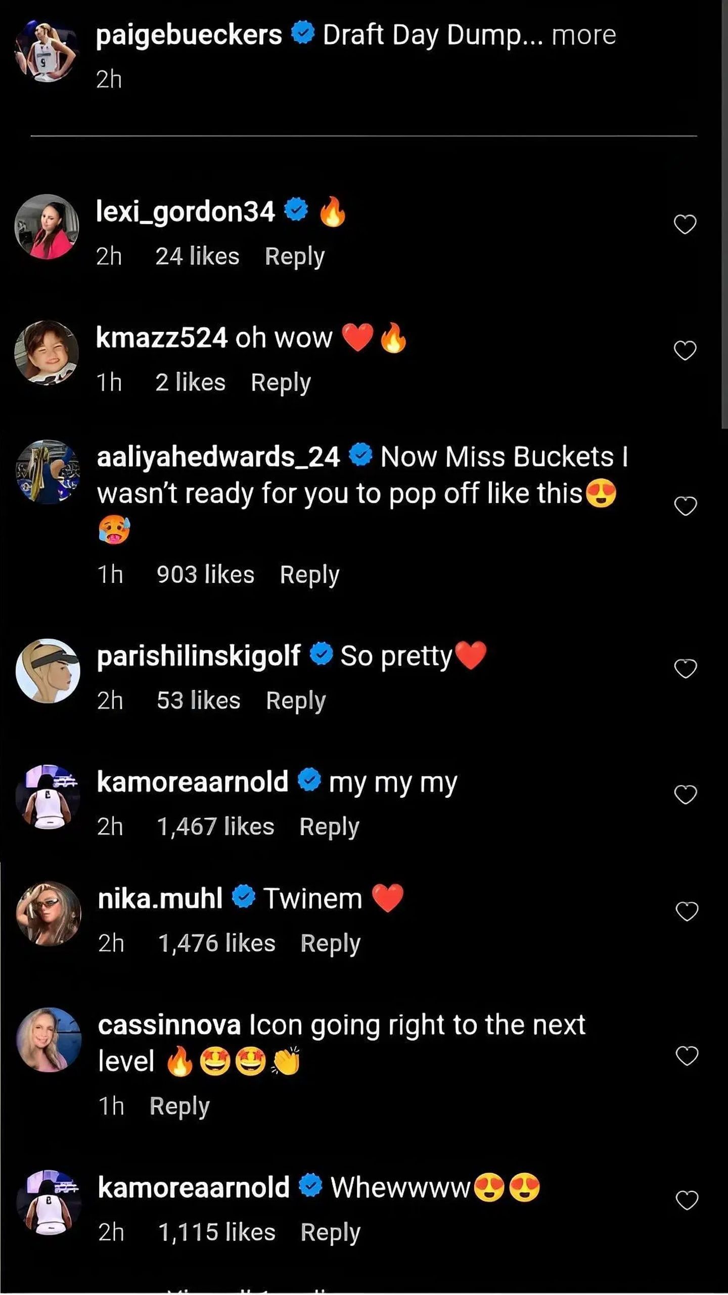 Comments on Bueckers&#039; post