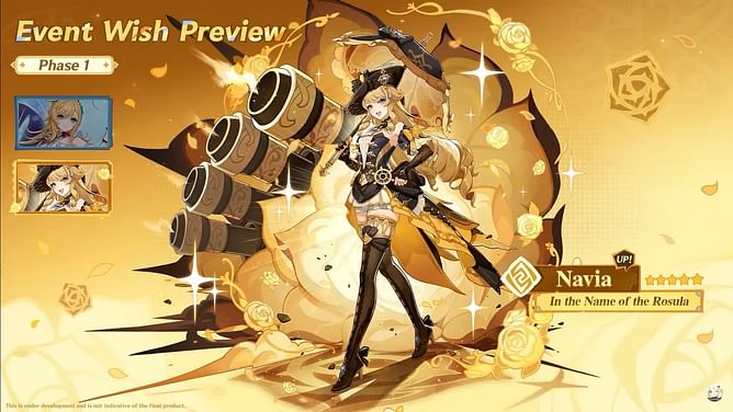 Time until Navia releases in Genshin Impact 5.6