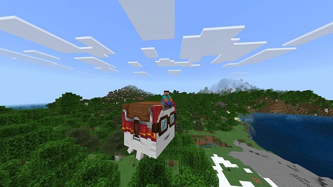 Happy ghasts are now available in Minecraft Java snapshots