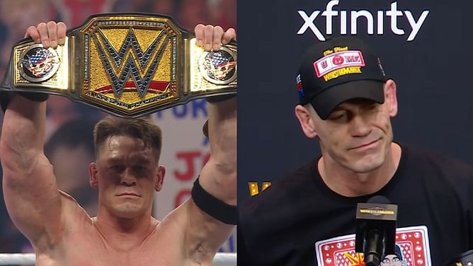 John Cena makes massive tease for WWE RAW after winning 17th world title at WrestleMania 41