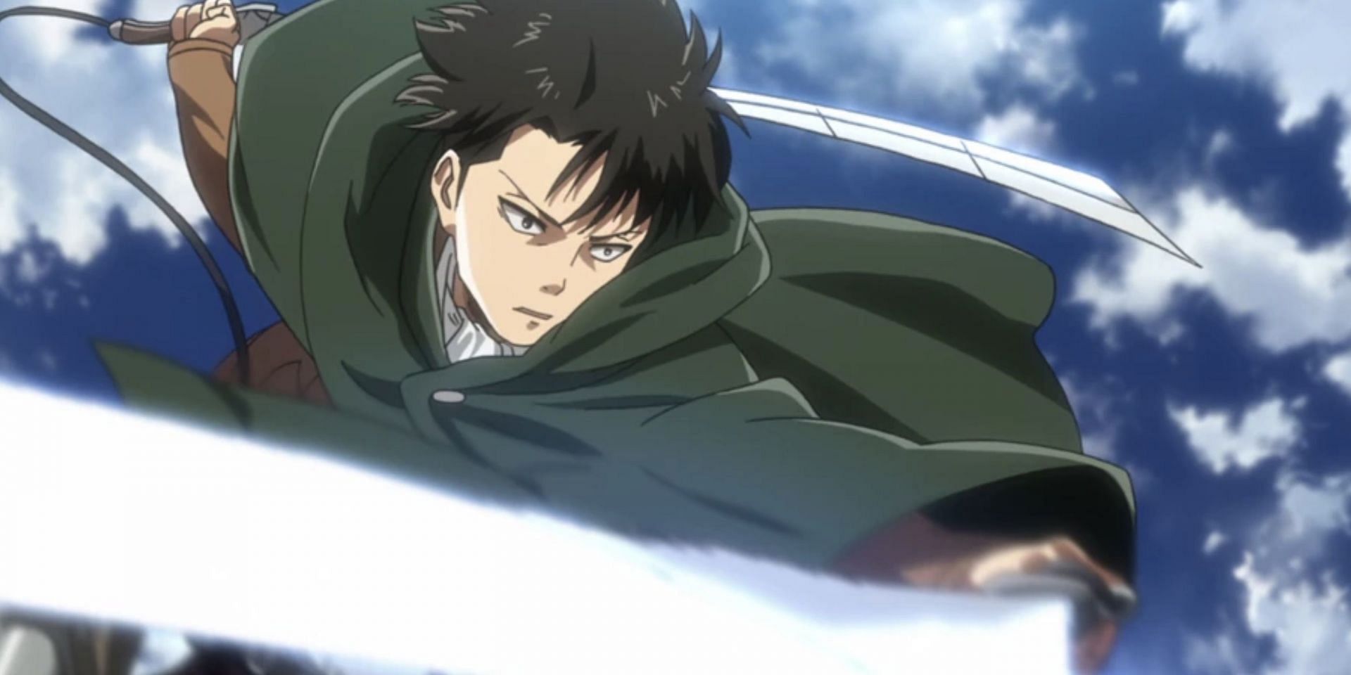Levi Ackerman as seen in anime (Image via WiT Studio)