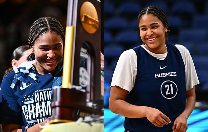 Sarah Strong's mom Allison Feaster drops 4-word reaction as UConn freshman wins first national championship