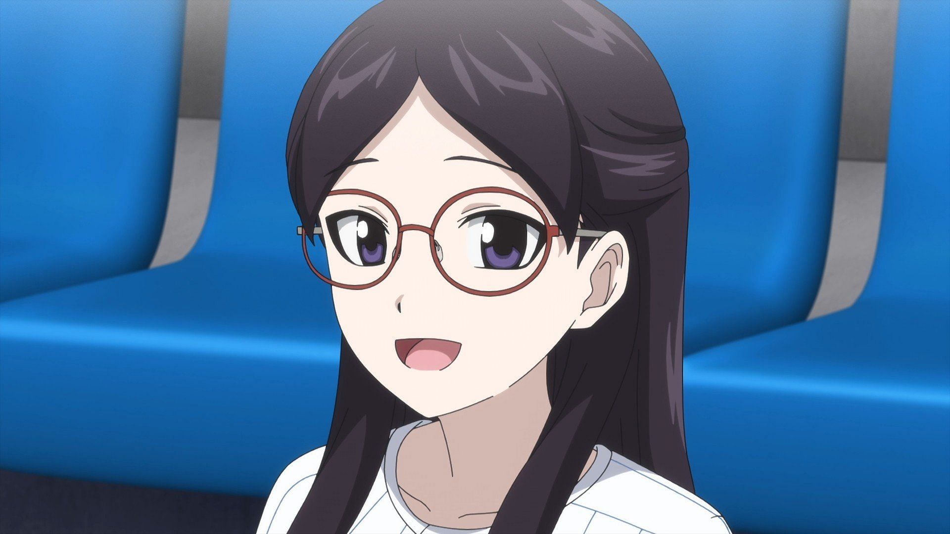 Shimizu, Murata&#039;s coworker, as seen in the most recent episode (Image via EMT Squared).