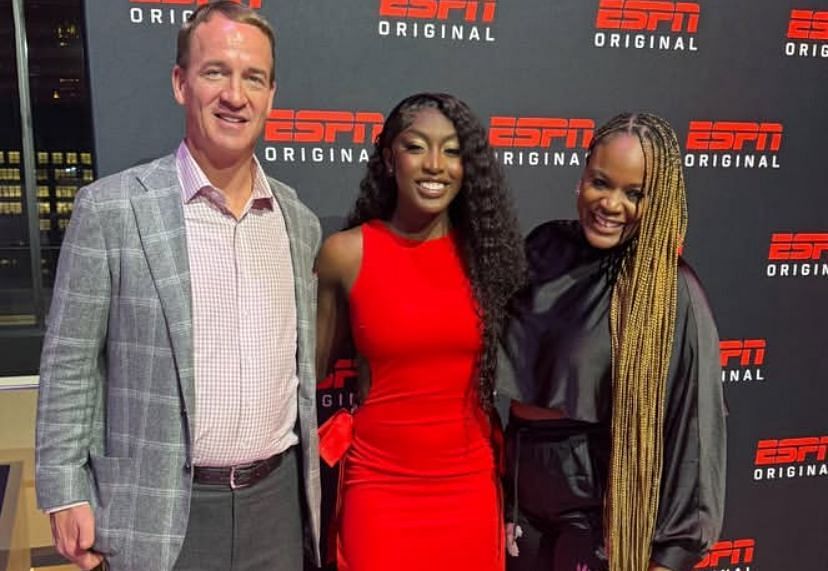 Flau’jae Johnson’s mom Kia Brooks posts emotional message as NFL legend Peyton Manning “pours life” into LSU star