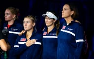 Team USA at the Billie Jean King Cup Finals 2024. (Photo: Getty)