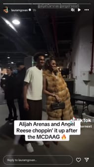 Laura Govan's Instagram story - Source: @lauramgovan