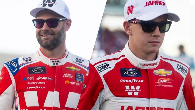 Trackhouse duo Shane van Gisbergen and Connor Zilisch go off-script in laugh-filled whisper challenge