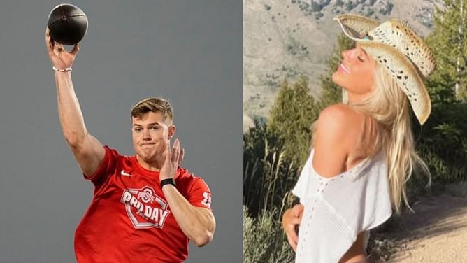 Will Howard's GF Skyler Skoglund sends 2-word message as Ohio State honors QB with championship rings
