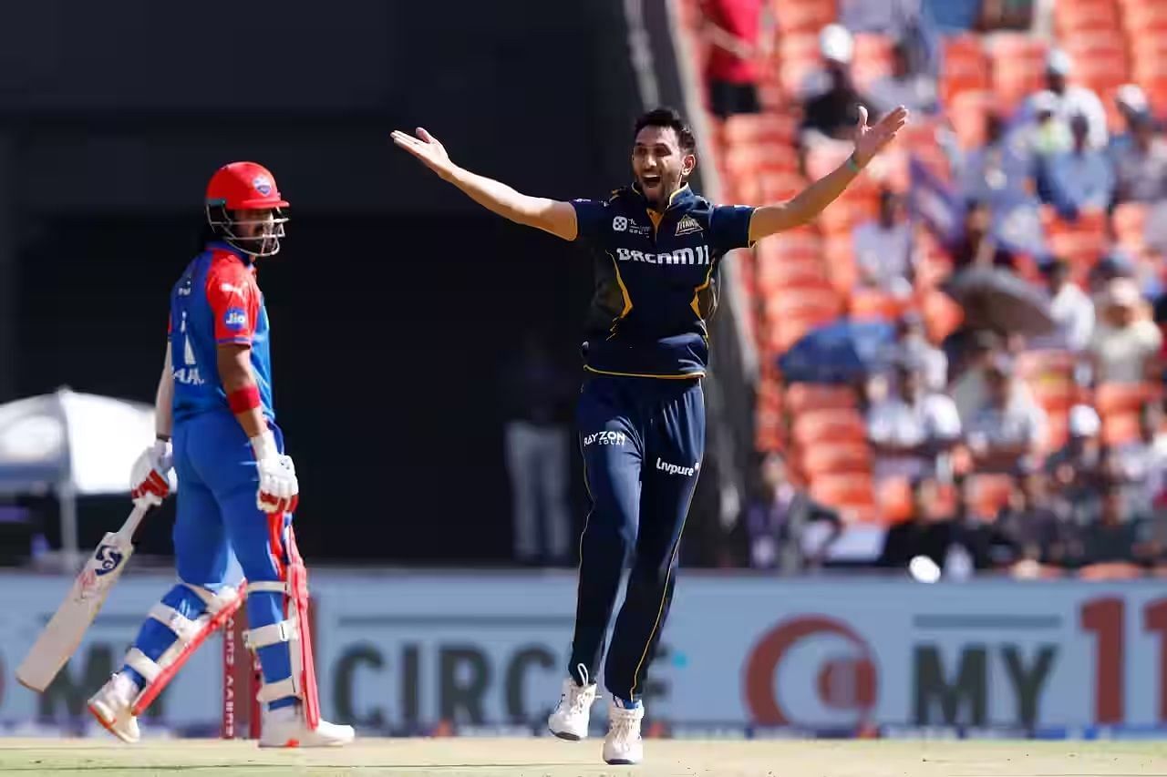 Prasidh Krishna picked up a four-wicket haul in GT&#039;s IPL 2025 clash against DC. [P/C: iplt20.com]