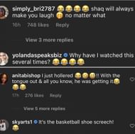 Fans react to Shaquille O'Neal's goofy video on IG. Image via @shaq