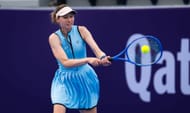 Cristina Bucsa at the Qatar TotalEnergies Open - Source: Getty