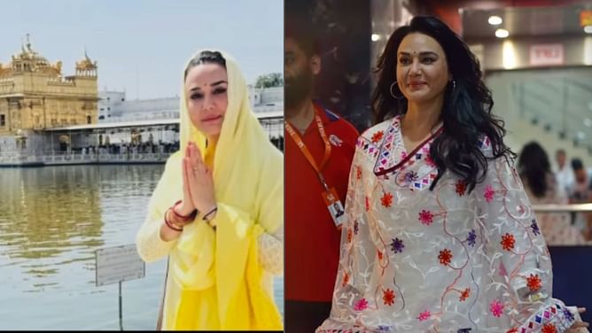 पंजाब किंग्स की मालकिन प्रीति जिंटा पहुंचीं स्वर्ण मंदिर, खास चीज को लेकर लिखा इमोशनल नोट