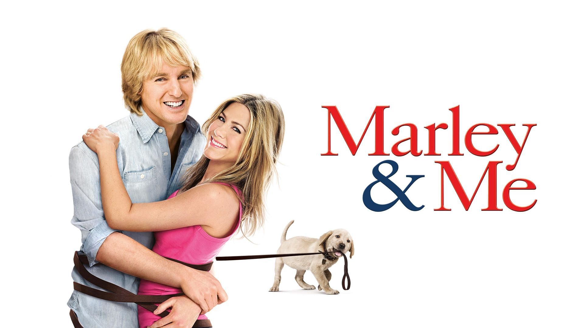 Marley &amp; Me starring Wilson and Aniston (Image via 20th Century Studios)