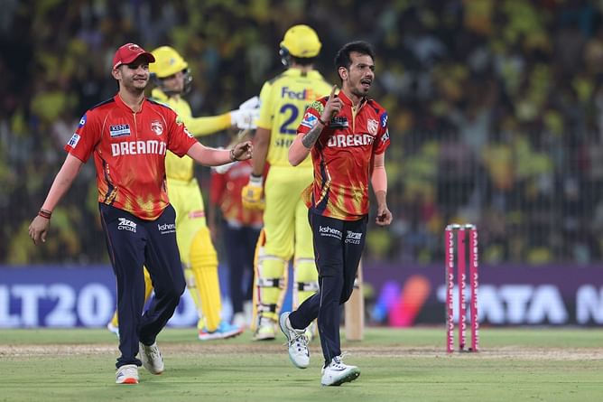 "God mode on kya?" - RJ Mahvash reacts to Yuzvendra Chahal's sensational hat-trick in CSK vs PBKS IPL 2025 match