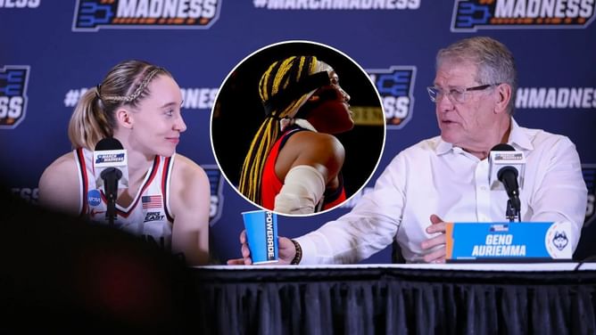 "I've never seen that man cry": Aaliyah Edwards makes feelings known on Geno Auriemma's emotional Paige Bueckers moment