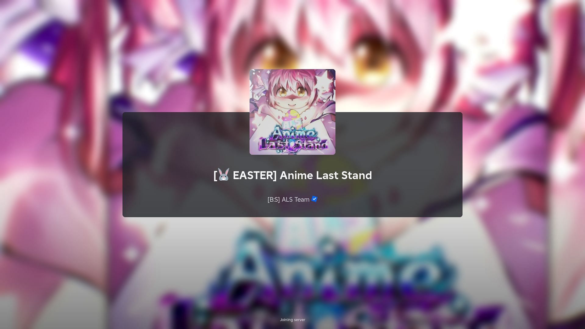 Roblox Anime Last Stand