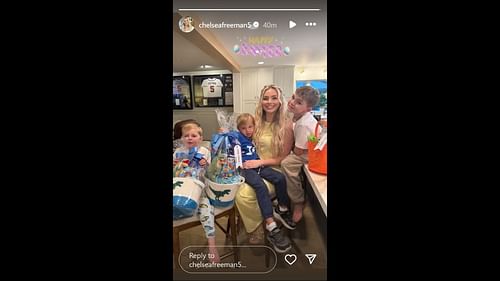 Screenshot of Chelsea Freeman's Instagram Story (Image from - Instagram.com/@chelseafreeman5 IG Stories)