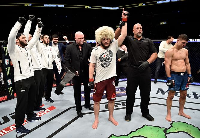 Khabib Nurmagomedov looks back at 7 years since UFC lightweight title win after wild turn of events leading to UFC 223