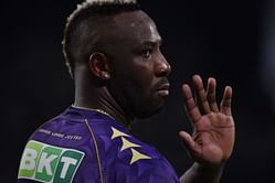 Andre Russell gets covered with cake during 37th birthday celebrations after DC vs KKR IPL 2025 match [Watch]