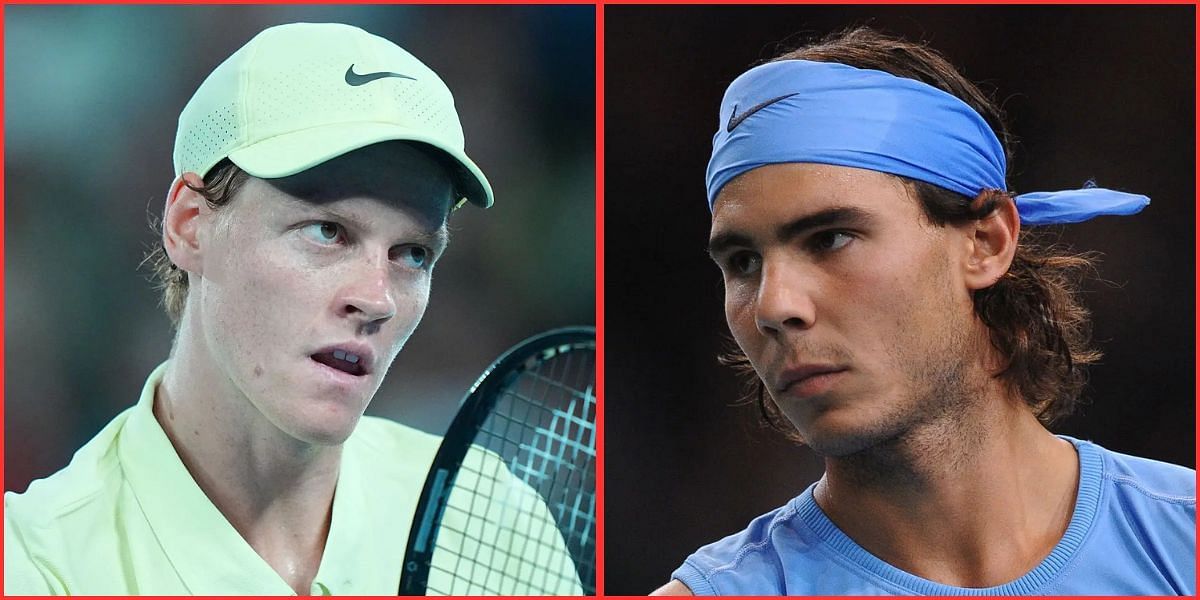 Jannik Sinner matches Rafael Nadal