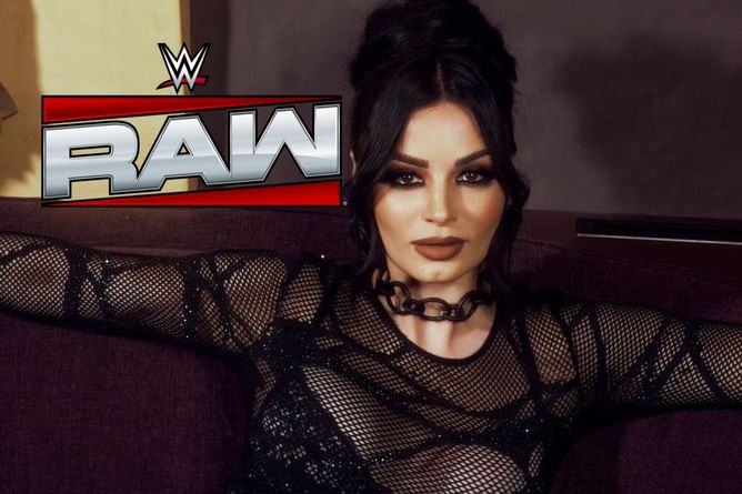 Saraya (fka Paige) reacts to her surprise appearance on WWE RAW