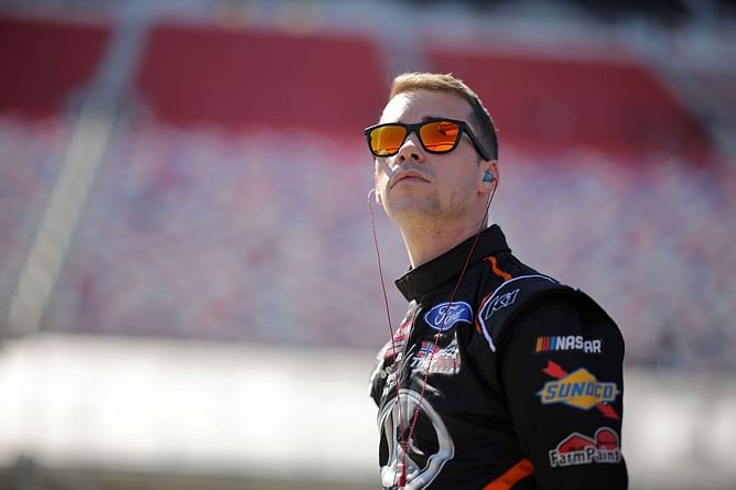 ThorSport’s Truck driver Ben Rhodes turns reporter as he provides weather update from Bristol
