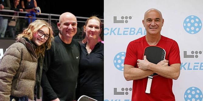 Andre Agassi & Steffi Graf's daughter Jaz drops 1-word reaction to American legend's exciting Pickleball announcement