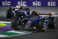 Carlos Sainz leads Alex Albon during the Saudi Arabian GP - Source: Getty Images