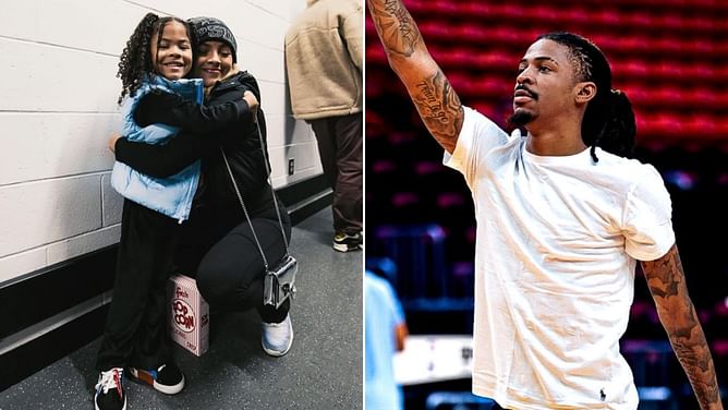 Ja Morant's ex girlfriend drops 1-word caption as daughter Kaari indulges in fun skating activity