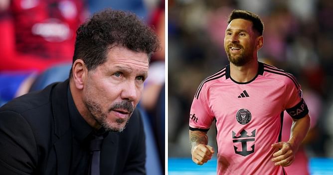"Simeone would simply tell us to pray, he was literally saying that" - Ex-Atletico star on playing against 'exceptional' Lionel Messi