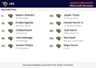 Jaguars mock draft simulator