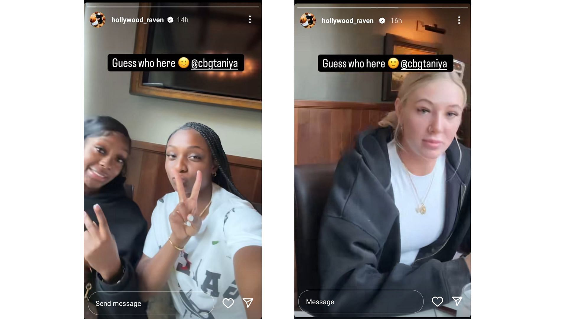 Raven Johnson, Ta&#039;Niya Latson and Chloe Kitts. Source: Instagram/@hollywood_raven