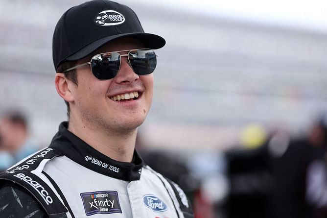 Harrison Burton grammar-checks his cousin Jeb over Rockingham broadcast post
