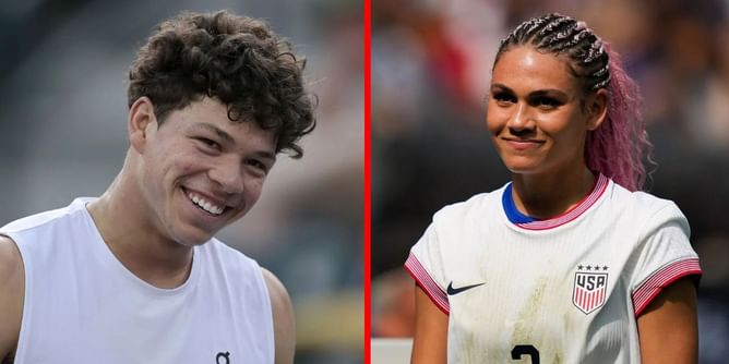 Ben Shelton's girlfriend Trinity Rodman sends sweet message to young 'twin' fan during USWNT duty
