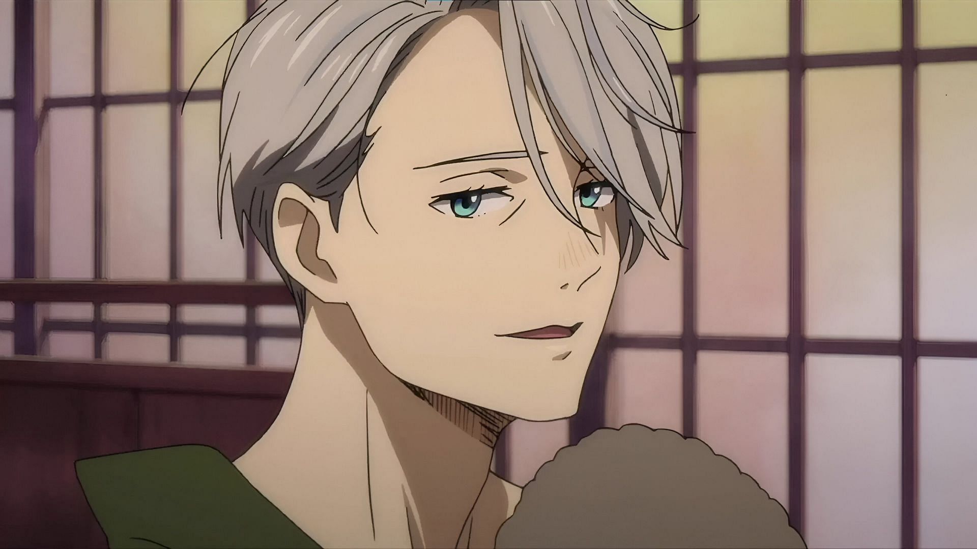 One of the anime characters who aren&#039;t Japanese, Victor Nikiforov (Image via MAPPA)