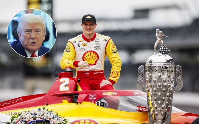 WATCH: Donald Trump's flabbergasted reply to Josef Newgarden's Indy 500 heroics