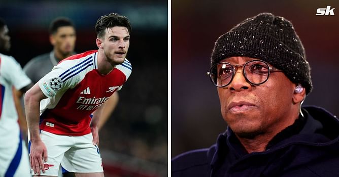 Arsenal icon Ian Wright shares text message he received from Declan Rice after free-kick brace vs Real Madrid