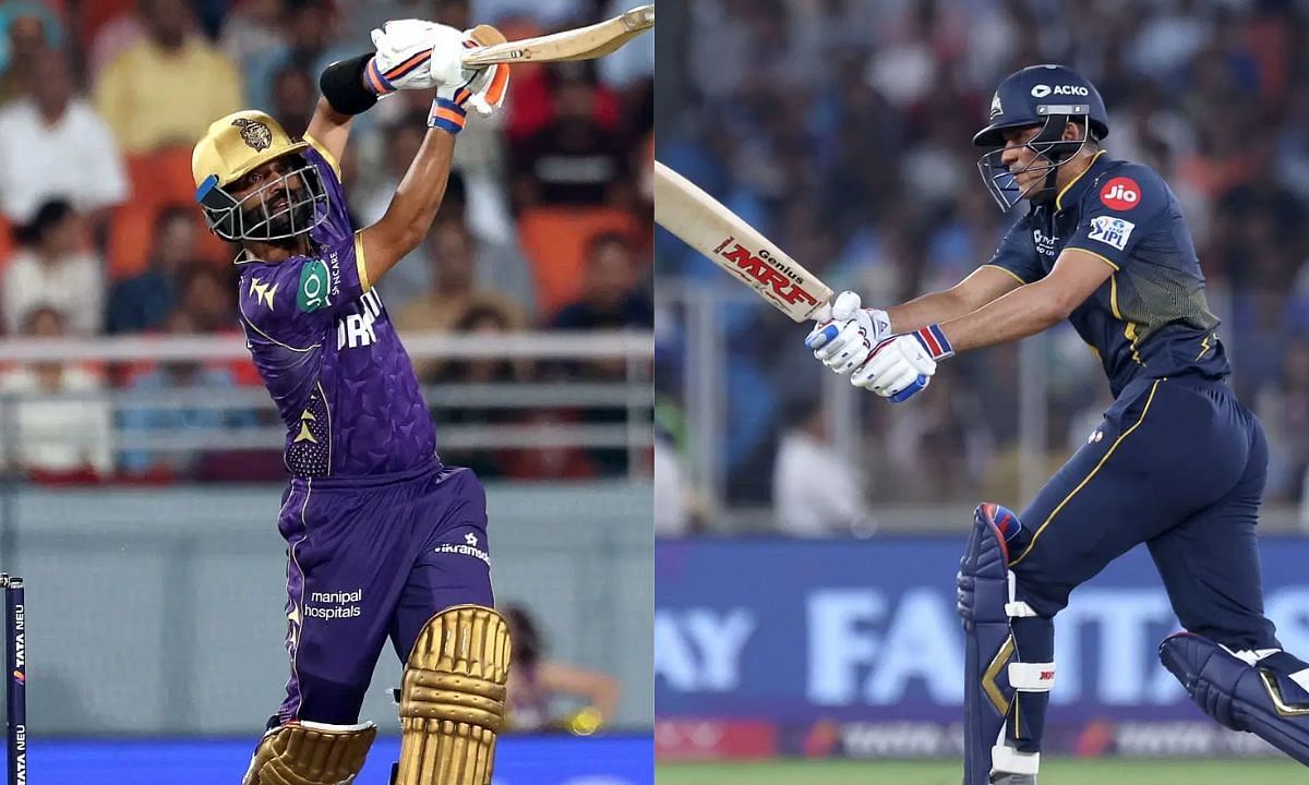 IPL 2025, KKR vs GT, Ajinkya Rahane vs Shubman Gill
