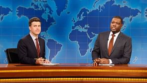 “We are so pumped to be here”—SNL star Marcello Hernández turns heads on the Weekend Update with his return as Grant